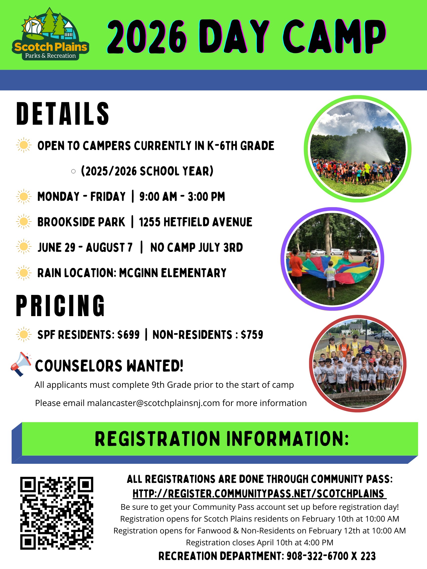 2026 Summer Day Camp Flyer 2