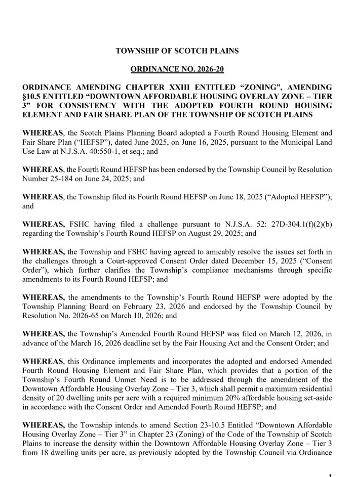 Ordianance 2026-20