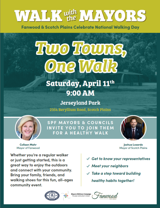 SPF Mayors and Councils invite you to join them for a healthy walk and celebrate National Walking Day